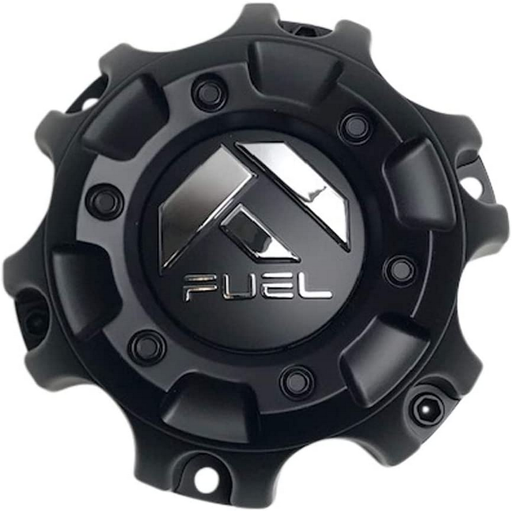Fuel 1PC — FUEL MATTE BLACK 6 LUG CAP-SHORT (1.35")