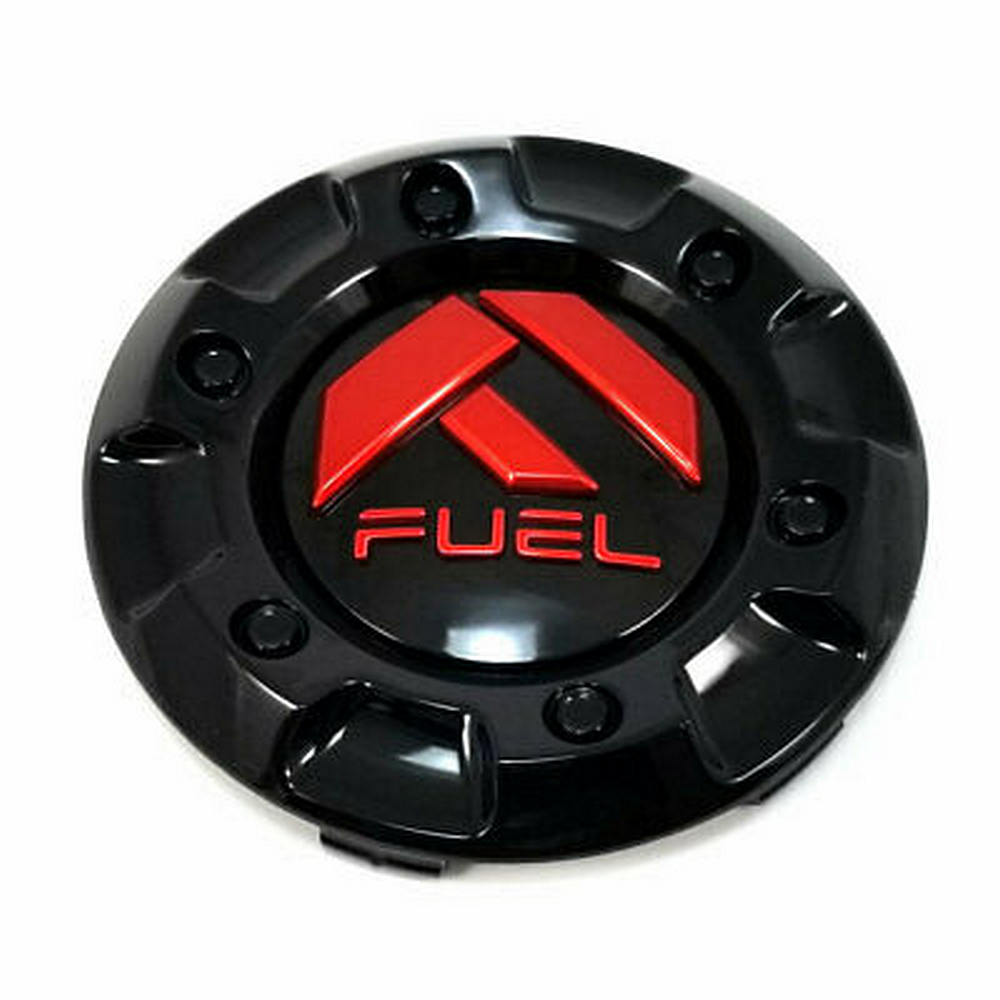 Fuel 1PC — FUEL 8 BAR SHORT CAP-GL-BLK RED LOGO