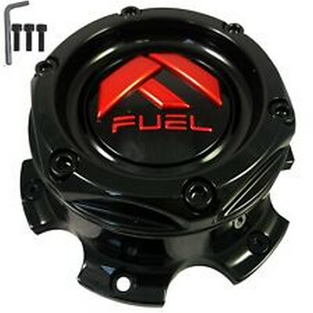 Fuel 1PC — FC CAP BOLT-ON (GB/RD) 8X6.5/170 (2.51)