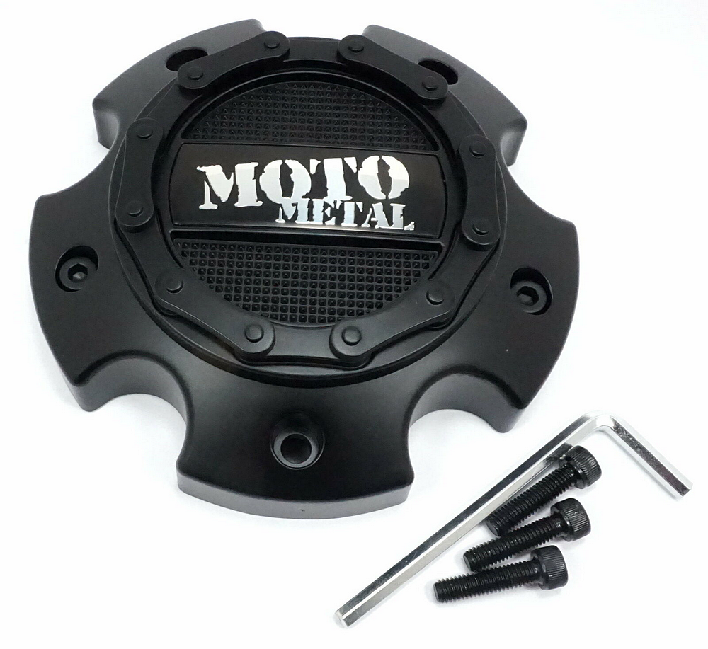 Moto Metal — MO971/MO972 CAP SATIN BLACK 5X5.5/150