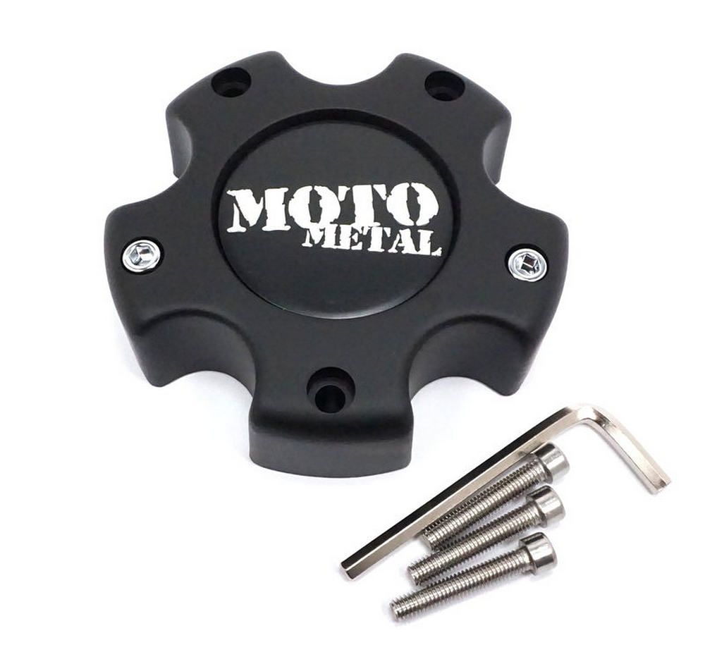 Moto Metal — MOTO CAP M-BLK 5X4.5/4.75/5 - NEW LOGO