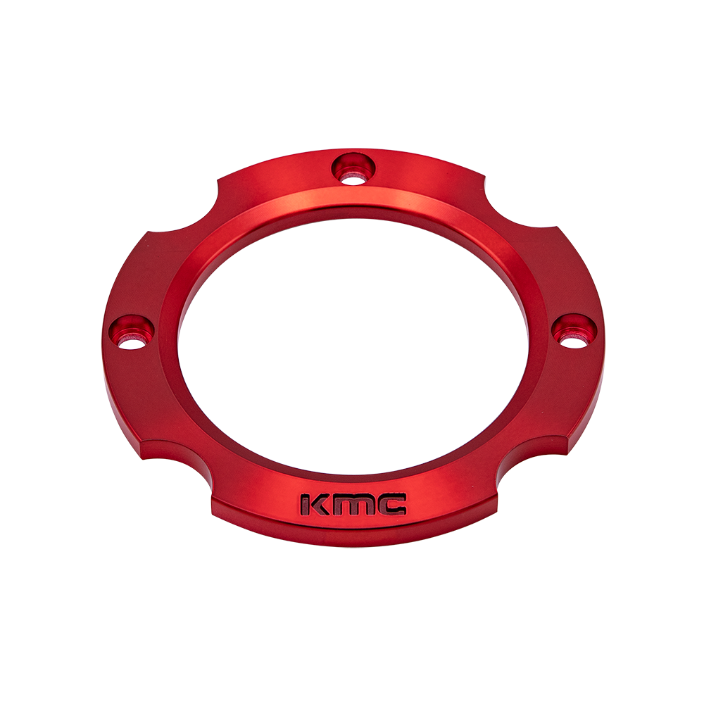KMC Powersports — KS CAP RING 4X137 - ANODIZED RED