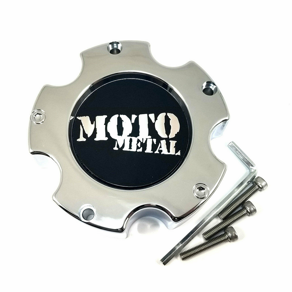 Moto Metal — MOTO METAL 5X5.5 CHROME CAP NEW LOGO