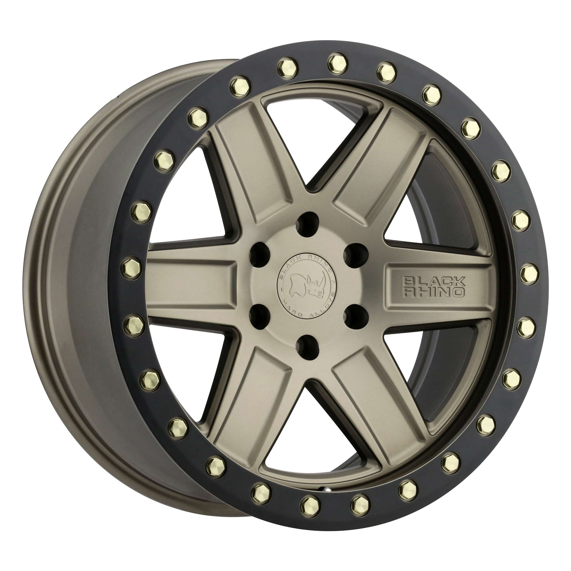 17x9 Black Rhino ATTICA MATTE BRONZE W/ BLACK RING Wheel 5x5 (-18mm)