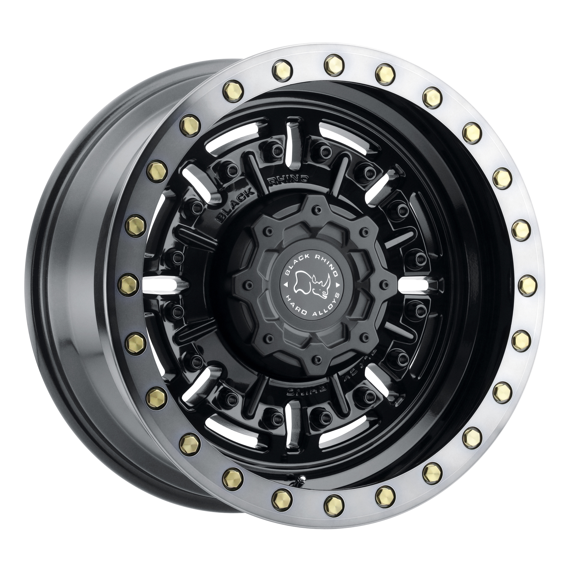 Black Rhino Hard Alloys — BR ABRAMS 20X9.5 6X114 +12 76 G-BLK DDT