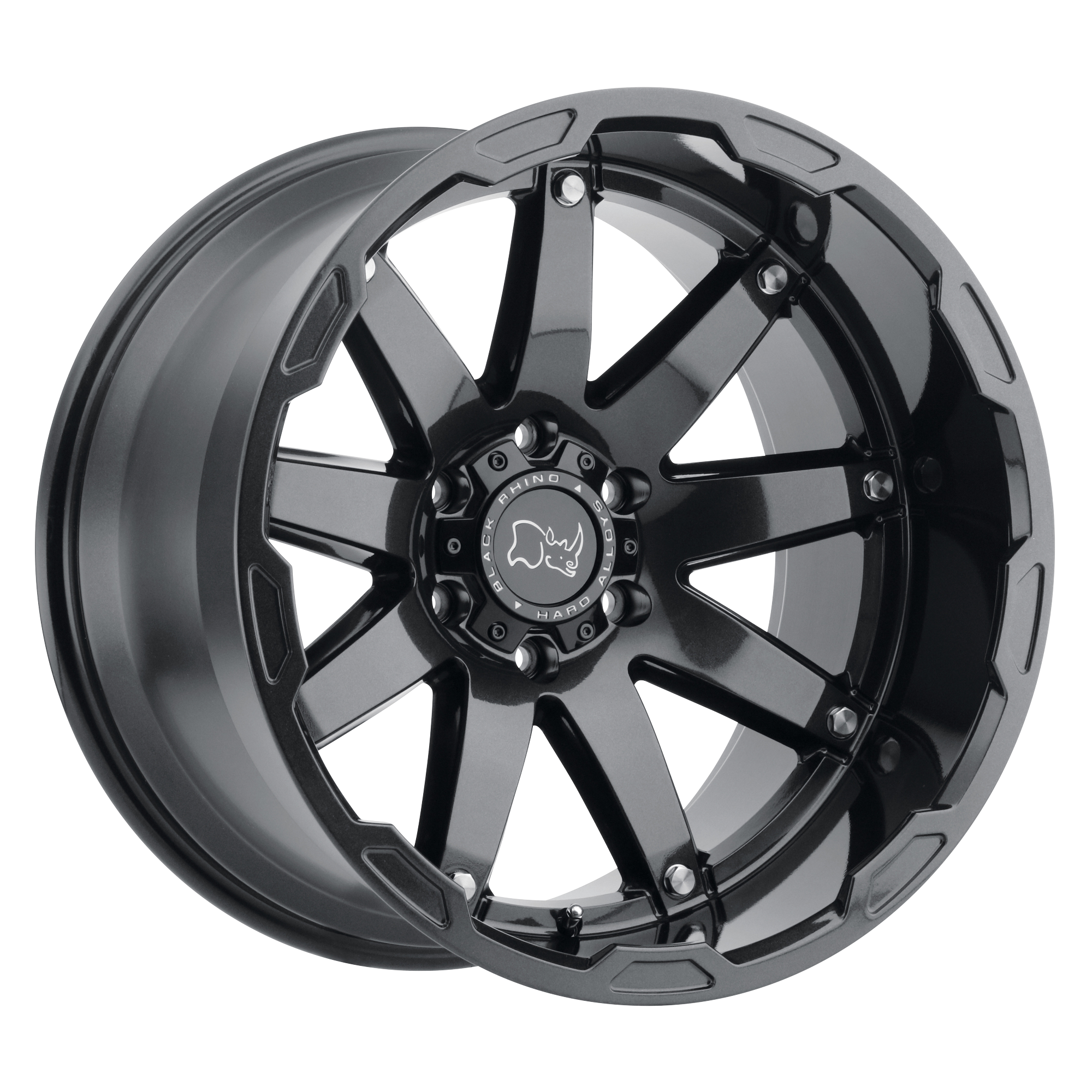 Black Rhino Hard Alloys — BR OCEANO 20X9.5 5X127 +6 71 G-GUNBLK