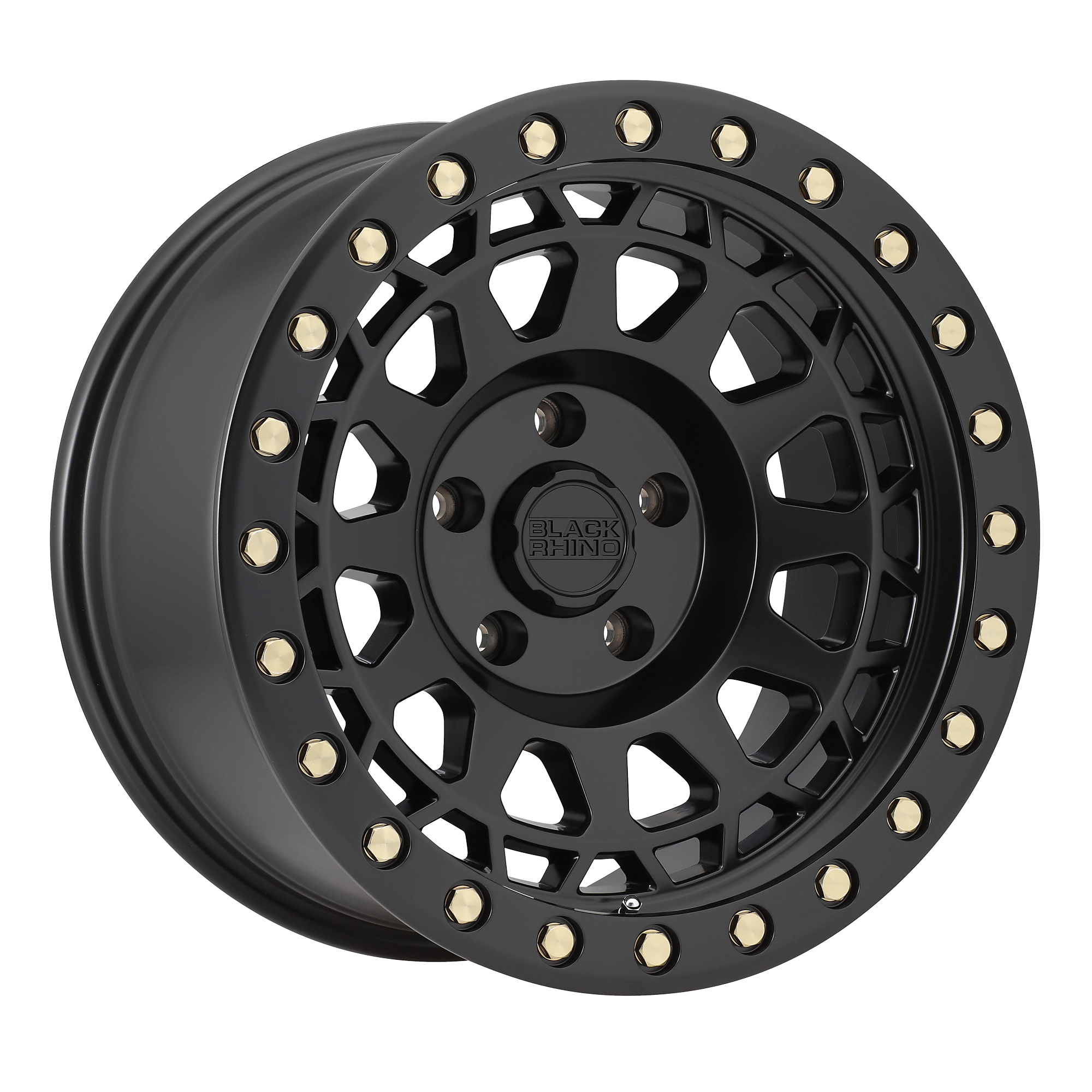 Black Rhino Hard Alloys — BR PRIMM 18X9.5 5X127 -18 71 M-BLK BRASS