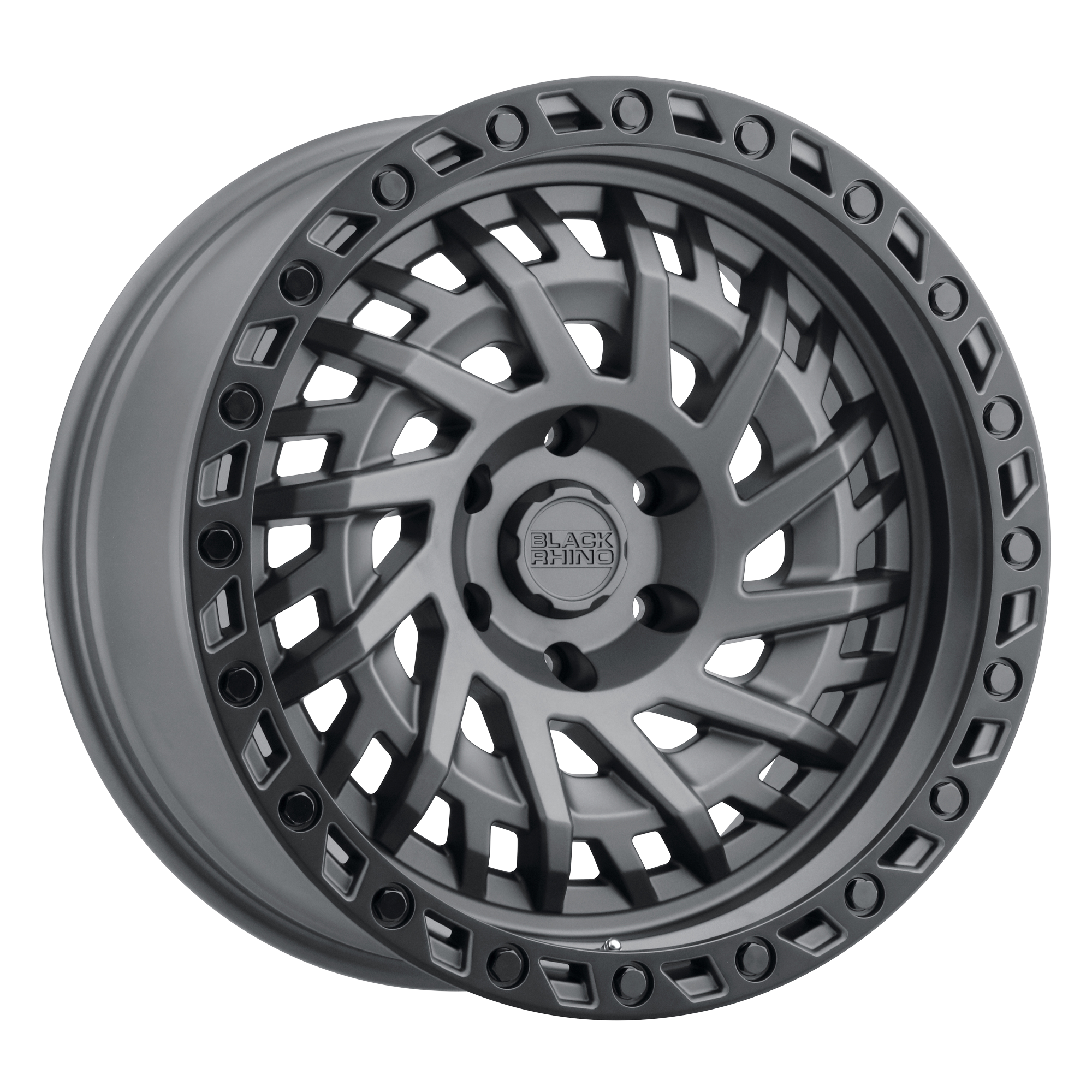 Black Rhino Hard Alloys — BR SHRE 20X9.5 5X127 +0 71 M-GNMTL BLK