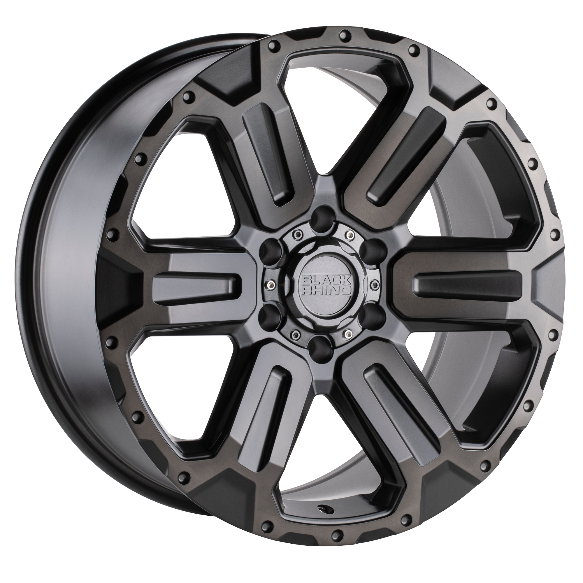 Black Rhino Hard Alloys — BR WANAKA 20X9 6X139 +12 112 M-GM BRSH