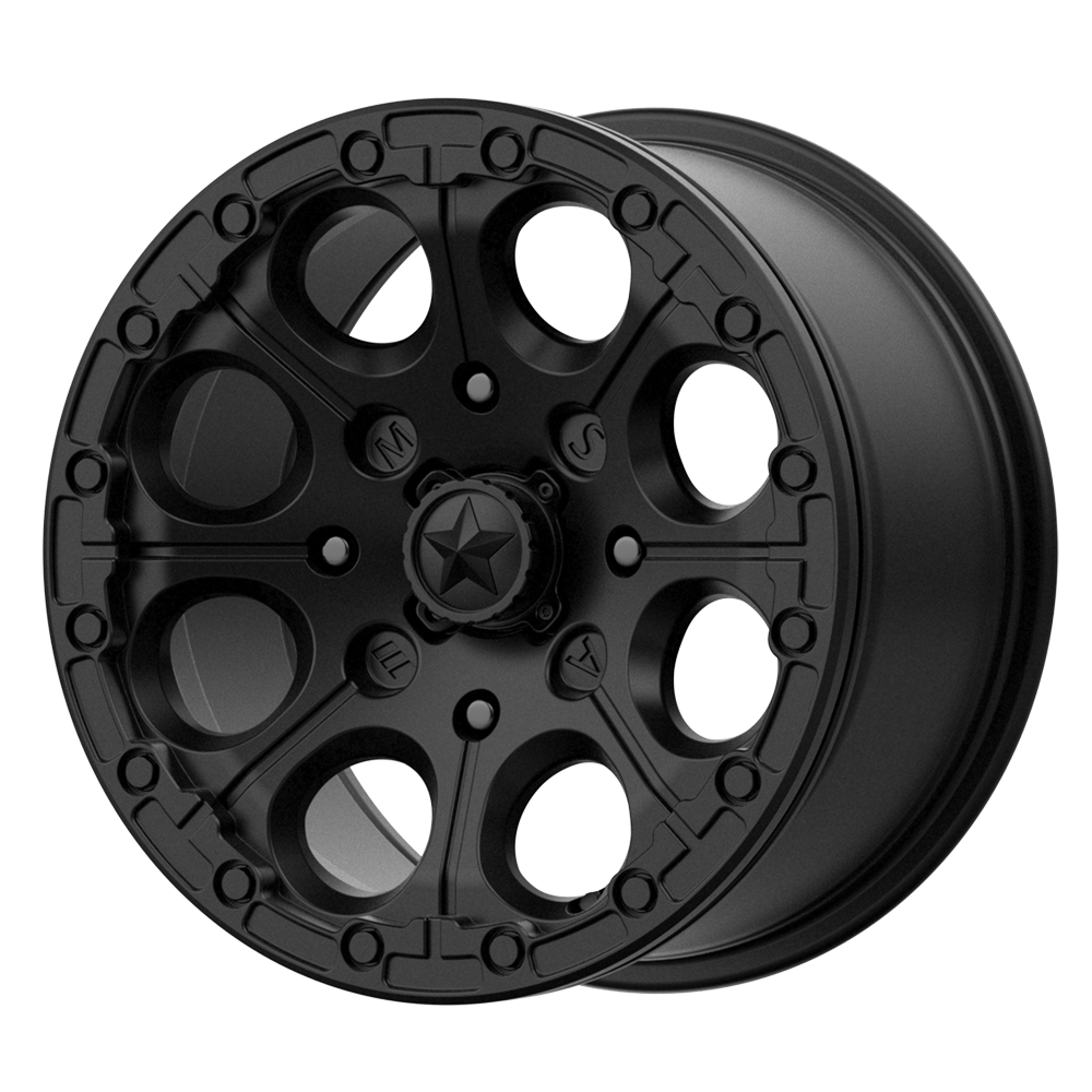 CANNON UTV BL 14X7 4X156 S-BLK 10MM